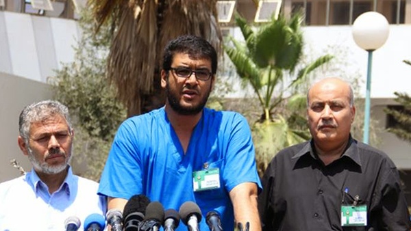 كارثة صحية في مشافي غزة إذا إستمر إضراب عمال النظافة